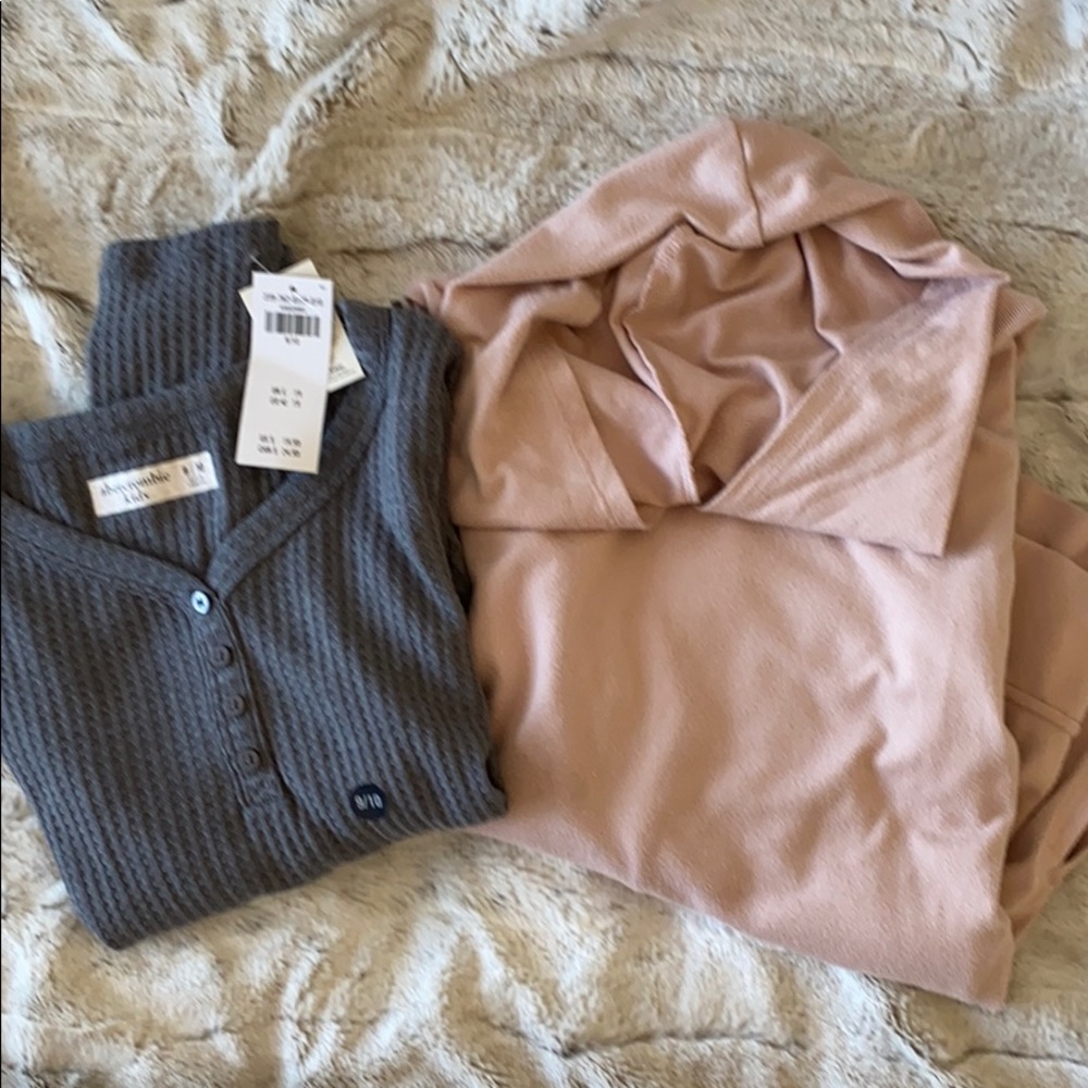 Two Abercrombie Girls tops, size 9/10